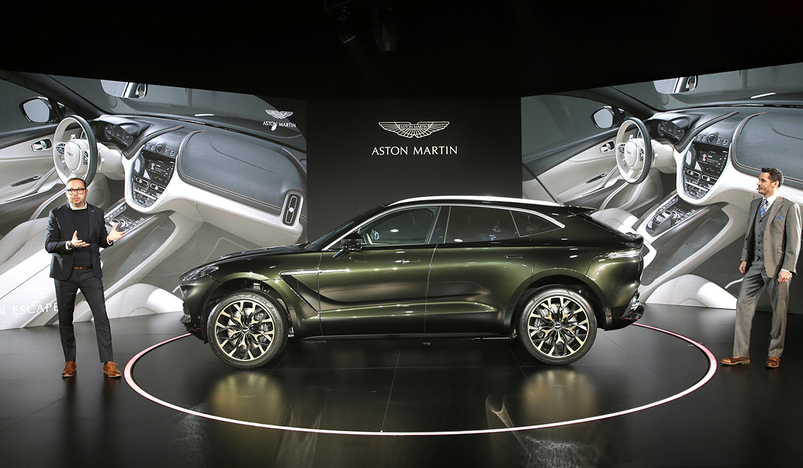 Aston Martins first SUV helps push up sales by more than 200